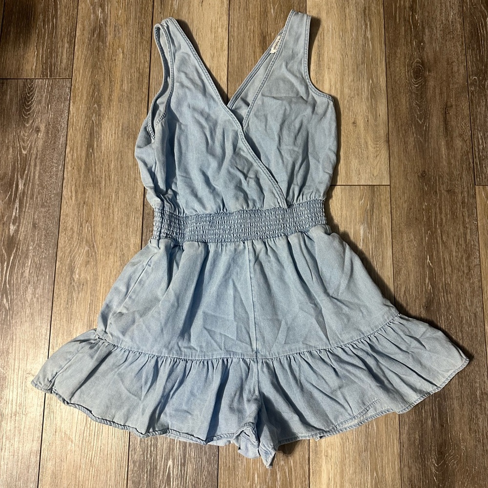 American Eagle Outfitters Light Blue Romper